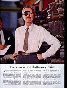 Hathaway shirt ad